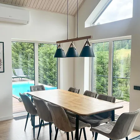Chalet Noir 256 With Its Own Swimming Pool, Hot Tub, And Sauna
